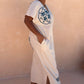 Cream Dolce Vita T-Shirt Dress OMFORT