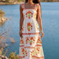 Cruising All Day Floral Maxi Dress OMFORT