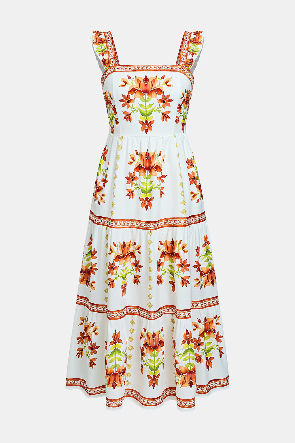 Cruising All Day Floral Maxi Dress OMFORT