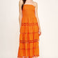 Eyelet Lace Tube Dress OMFORT