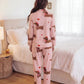 Valentine Dachshund Dog Pattern Pajama Set - OMFORT