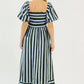 Directional Stripes Maxi, Sea Green OMFORT