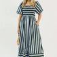 Directional Stripes Maxi, Sea Green OMFORT