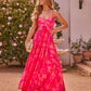 Soraya Floral Printed And Pleated Maxi Dress mysite