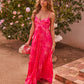 Soraya Floral Printed And Pleated Maxi Dress mysite