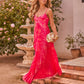 Soraya Floral Printed And Pleated Maxi Dress mysite