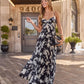 Soraya Floral Printed And Pleated Maxi Dress mysite