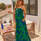 Salted Petal Tropical Print Maxi Dress OMFORT