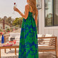 Salted Petal Tropical Print Maxi Dress OMFORT