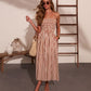 Sandbar Social Striped Midi Dress OMFORT