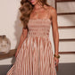 Sandbar Social Striped Midi Dress OMFORT