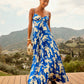 Soraya Floral Printed And Pleated Maxi Dress mysite