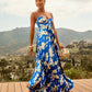 Soraya Floral Printed And Pleated Maxi Dress mysite