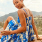 Soraya Floral Printed And Pleated Maxi Dress mysite