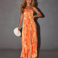 Soraya Floral Printed And Pleated Maxi Dress mysite