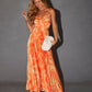 Soraya Floral Printed And Pleated Maxi Dress mysite