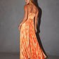 Soraya Floral Printed And Pleated Maxi Dress mysite