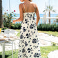 Falling Petals Floral Midi Dress OMFORT