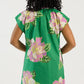Garden Views Button Dress, Green OMFORT