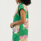Garden Views Button Dress, Green OMFORT