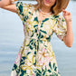 Getaway Agenda Floral Mini Dress OMFORT