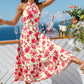 Golden Haze Floral Midi Dress OMFORT