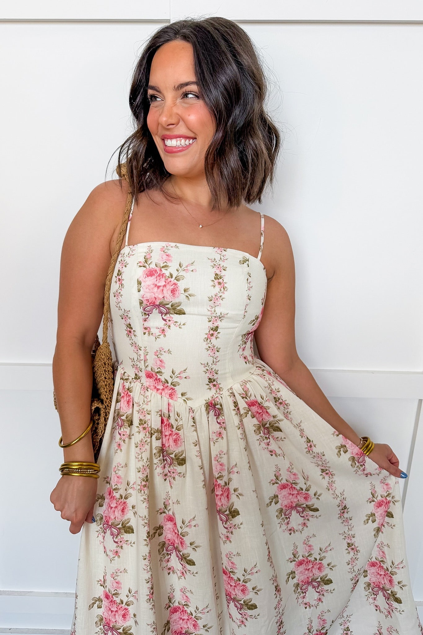 The Rosy Garden Party Dress OMFORT