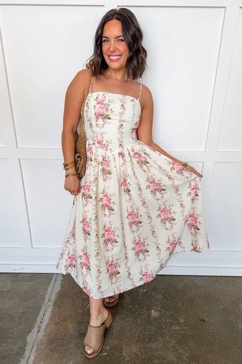 The Rosy Garden Party Dress OMFORT