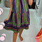 Denice Abstract Print Cheesecloth Midi Dress mysite