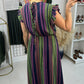 Jeanelle Abstract Print Cheesecloth Maxi Dress OMFORT