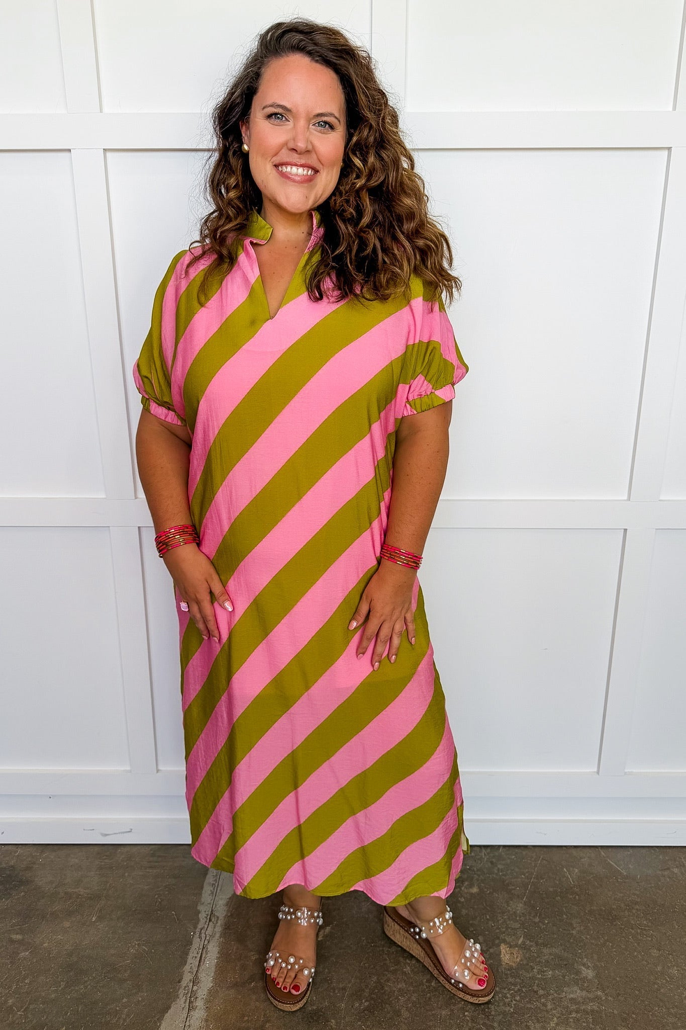 Neapolitan Dream Midi Dress OMFORT
