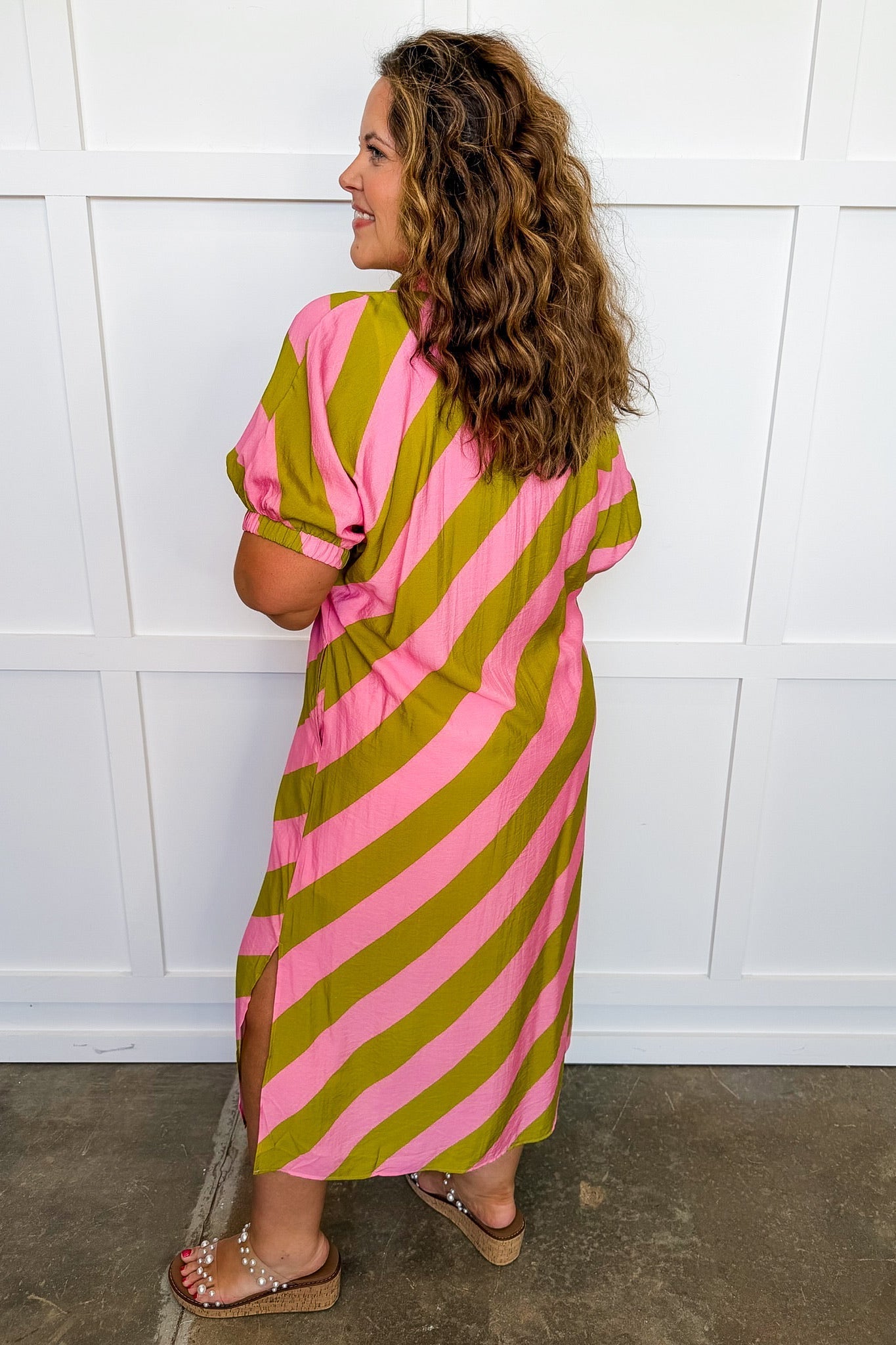 Neapolitan Dream Midi Dress OMFORT
