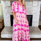 The Blush Meadow Tiered Dress OMFORT