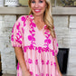 The Blush Meadow Tiered Dress OMFORT