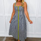 Just Feels Right Stripe Dress in Navy OMFORT