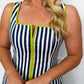 Just Feels Right Stripe Dress in Navy OMFORT