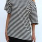 Tahlea Top BLACK STRIPE OMFORT