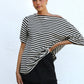 Tahlea Top BLACK STRIPE OMFORT