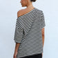 Tahlea Top BLACK STRIPE OMFORT