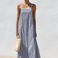 Wendy Maxi Dress BLACK STRIPE OMFORT