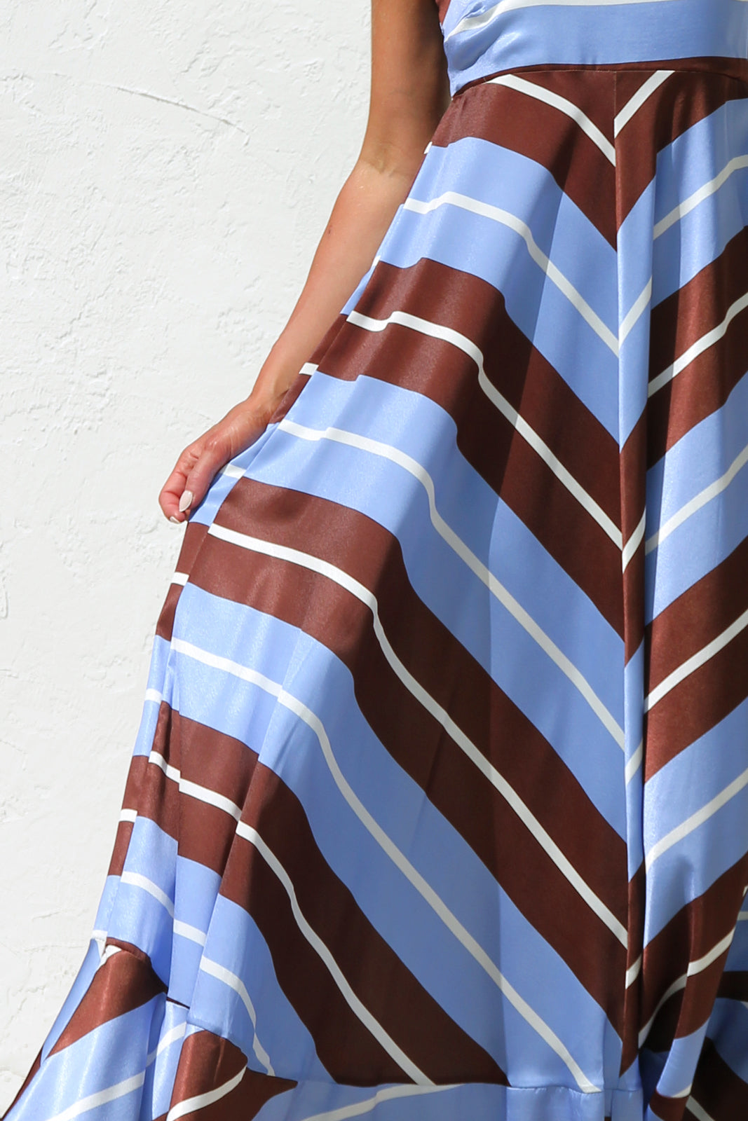 Bailey Dress BLUE/BROWN OMFORT