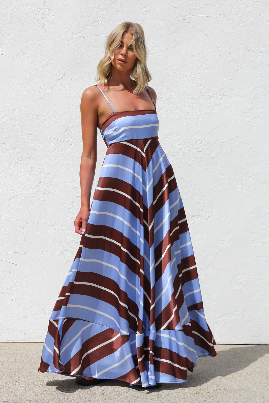 Bailey Dress BLUE/BROWN OMFORT