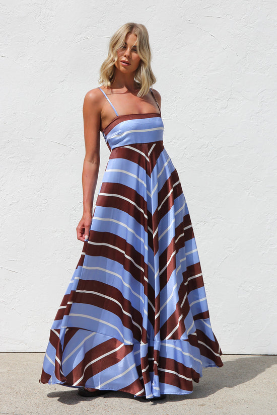 Bailey Dress BLUE/BROWN OMFORT