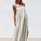 Leesa Maxi Dress BEIGE OMFORT
