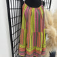Denice Abstract Print Cheesecloth Midi Dress mysite