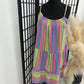 Denice Abstract Print Cheesecloth Midi Dress mysite