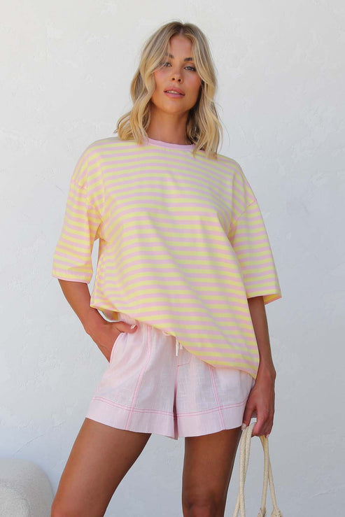 Mimi Stripe Tee OMFORT