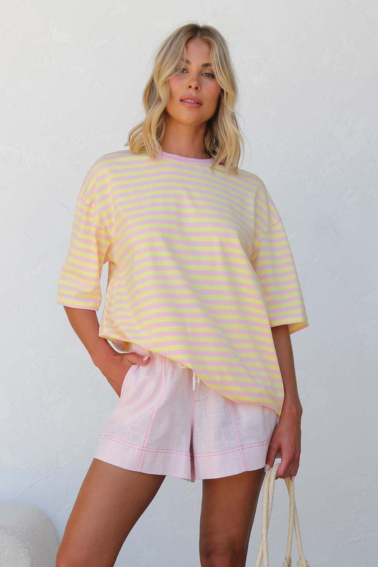 Mimi Stripe Tee OMFORT