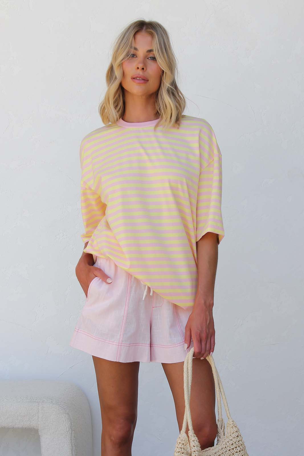 Mimi Stripe Tee OMFORT