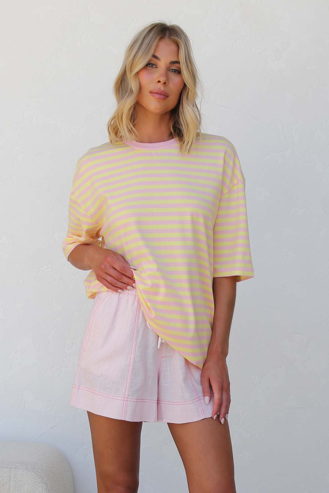 Mimi Stripe Tee OMFORT